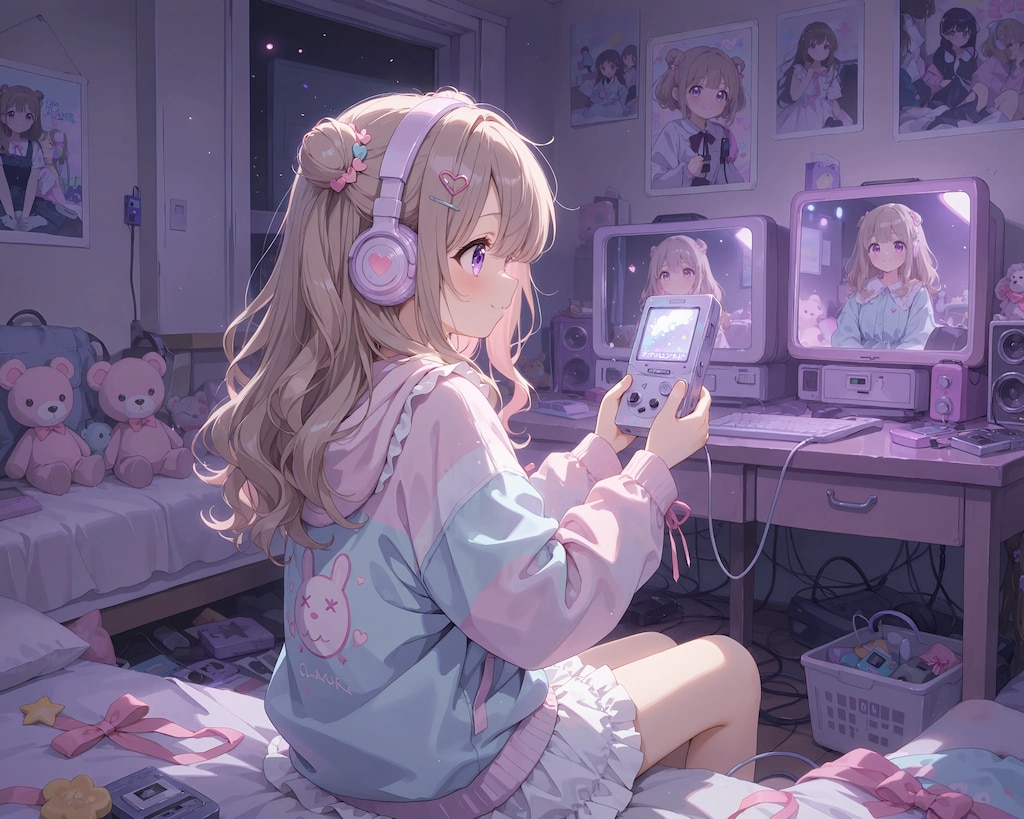 ゆめかわガジェット部屋の住人