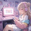 ゆめかわガジェット部屋の住人 4枚目