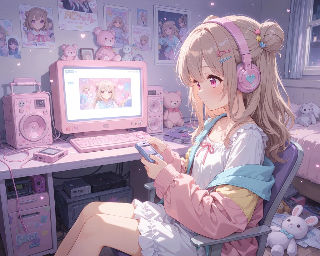 ゆめかわガジェット部屋の住人