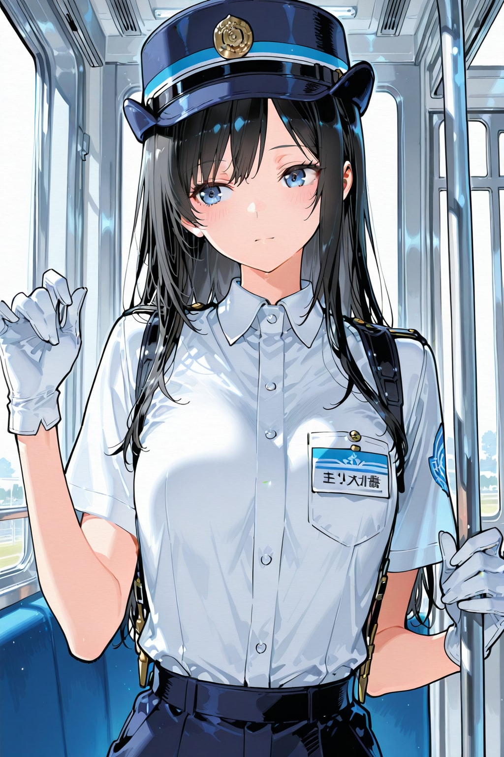 【企画：バスガイド】新人研修でバスの誘導練習中②