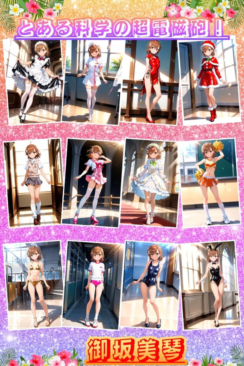 とある科学の超電磁砲　御坂美琴　コスプレ