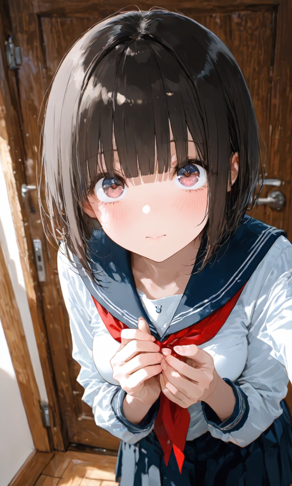 上に何があるのかな？