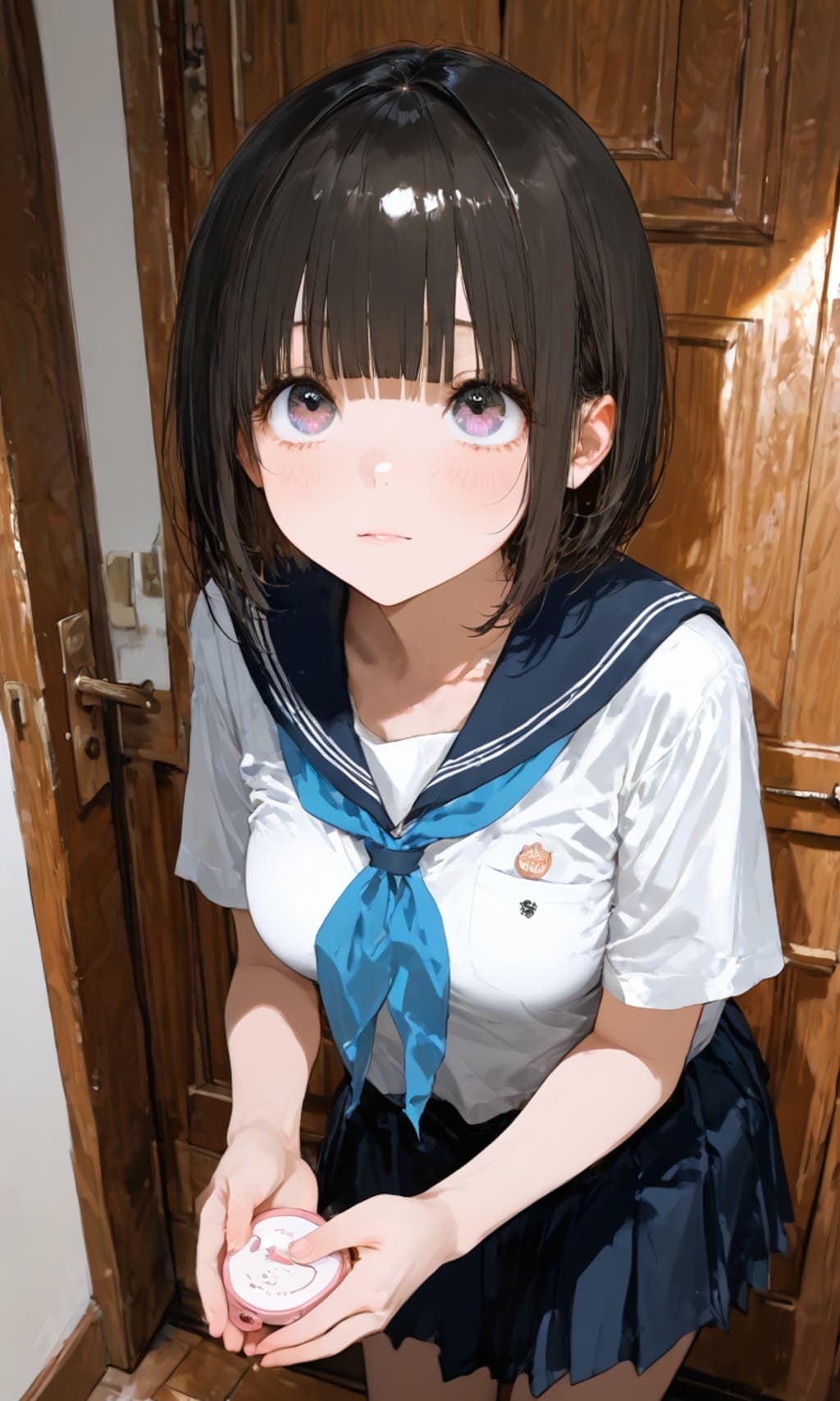 上に何があるのかな？