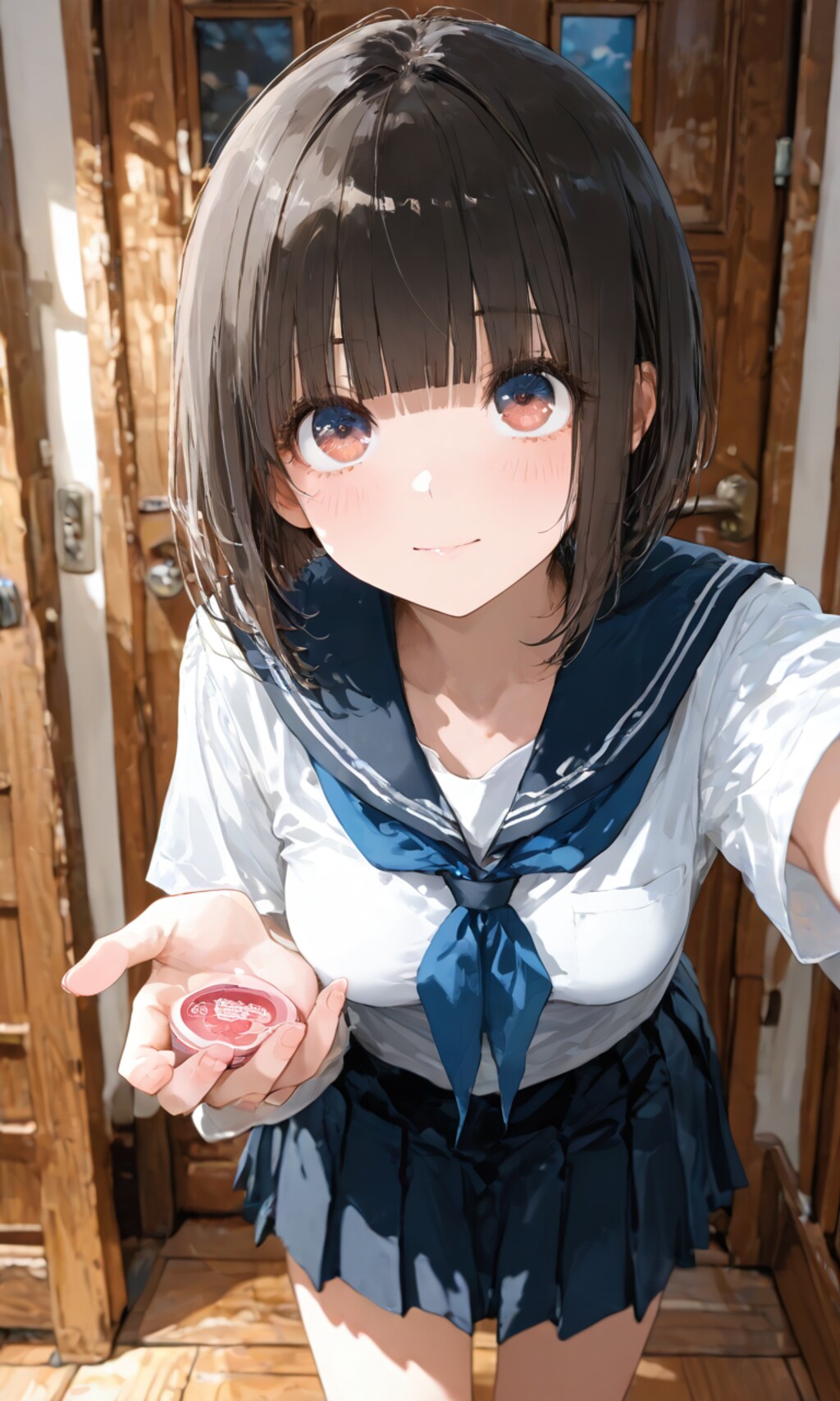 上に何があるのかな？