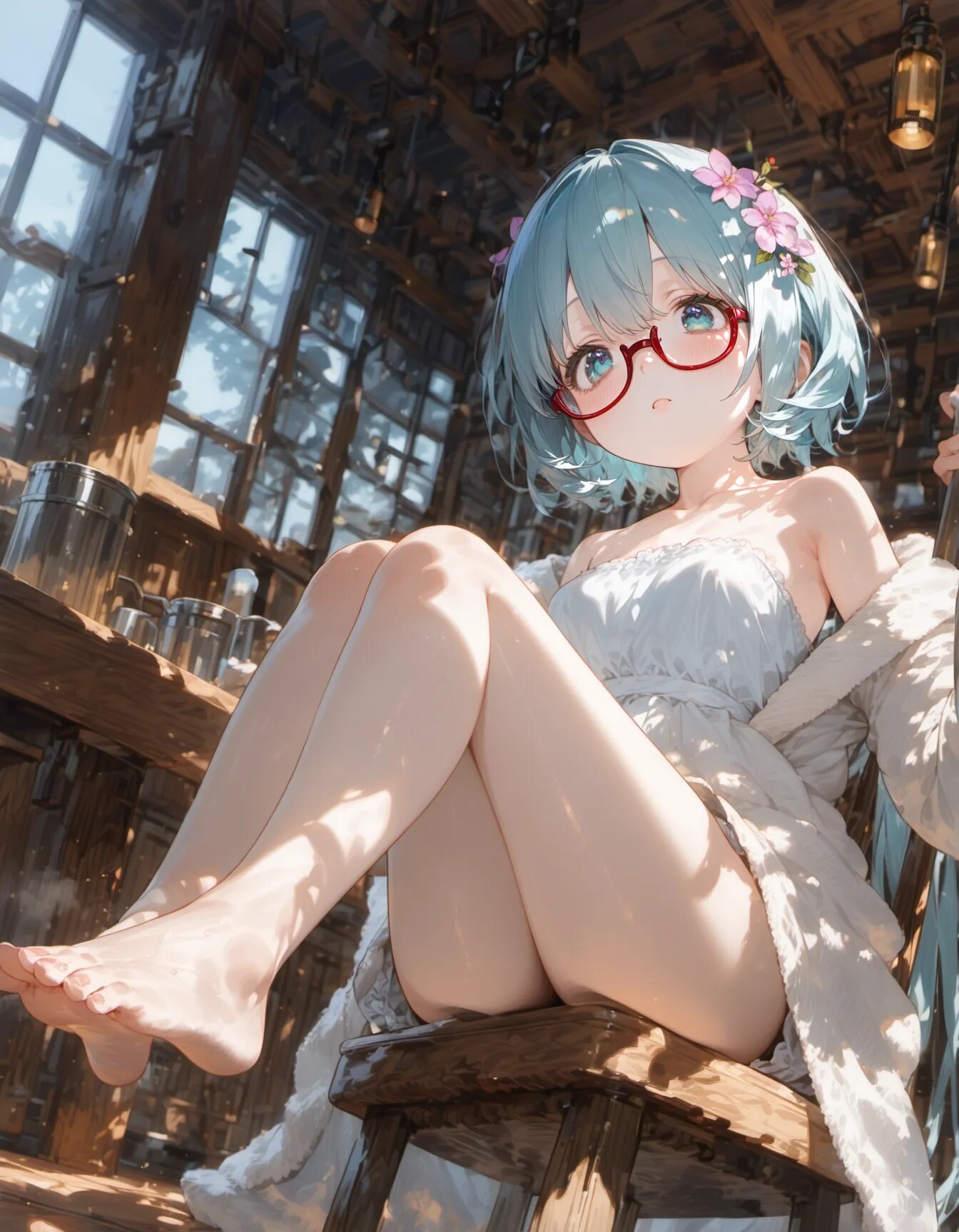 Barefoot Musings in the Sun | の人気AIイラスト・グラビア