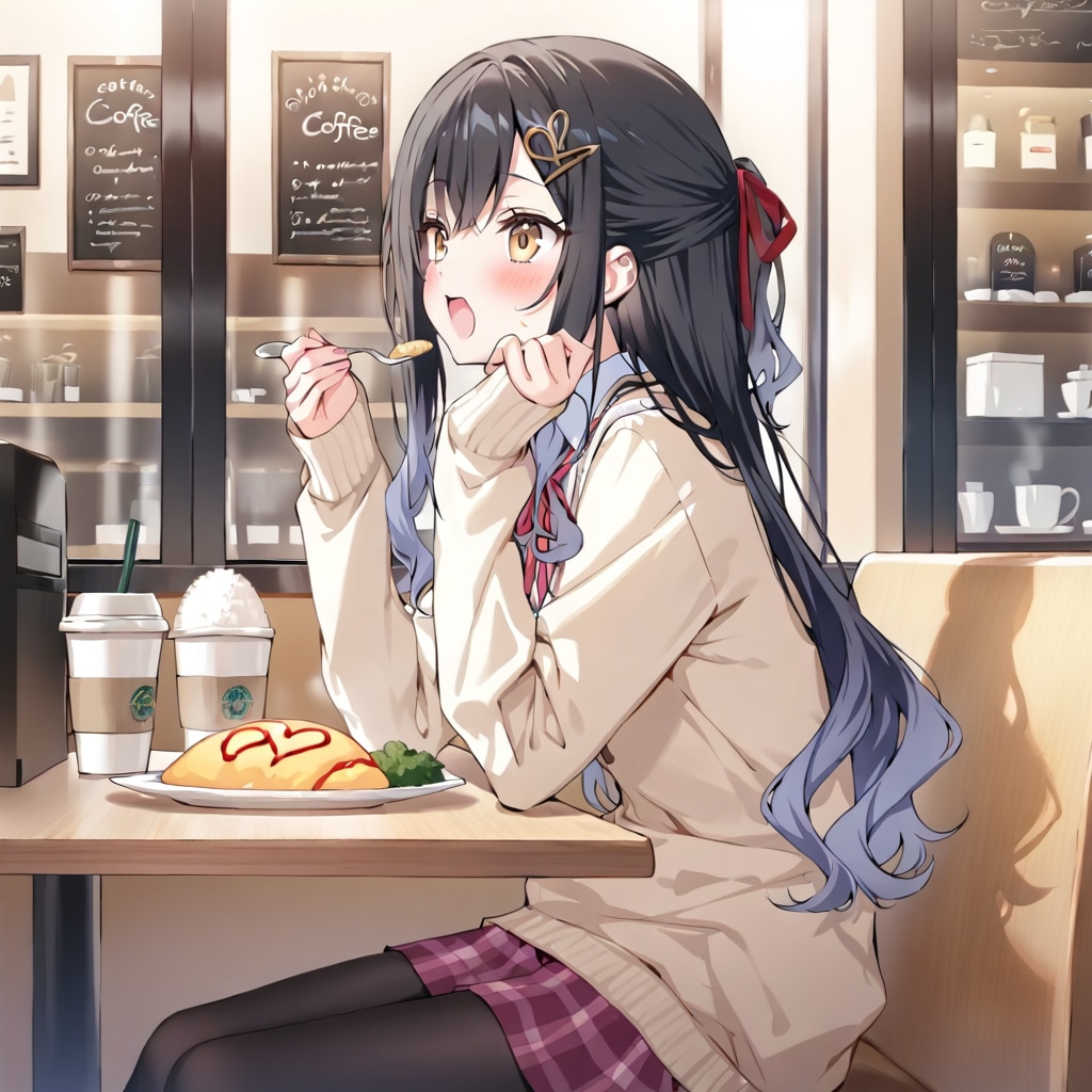 オムライスを注文