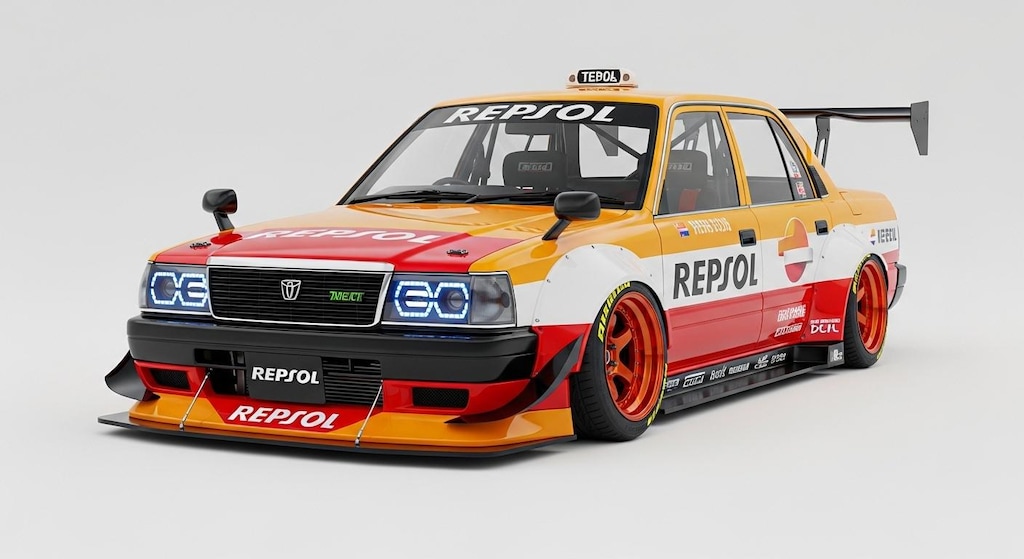 レプソルコンフォートタクシーレーシングカー