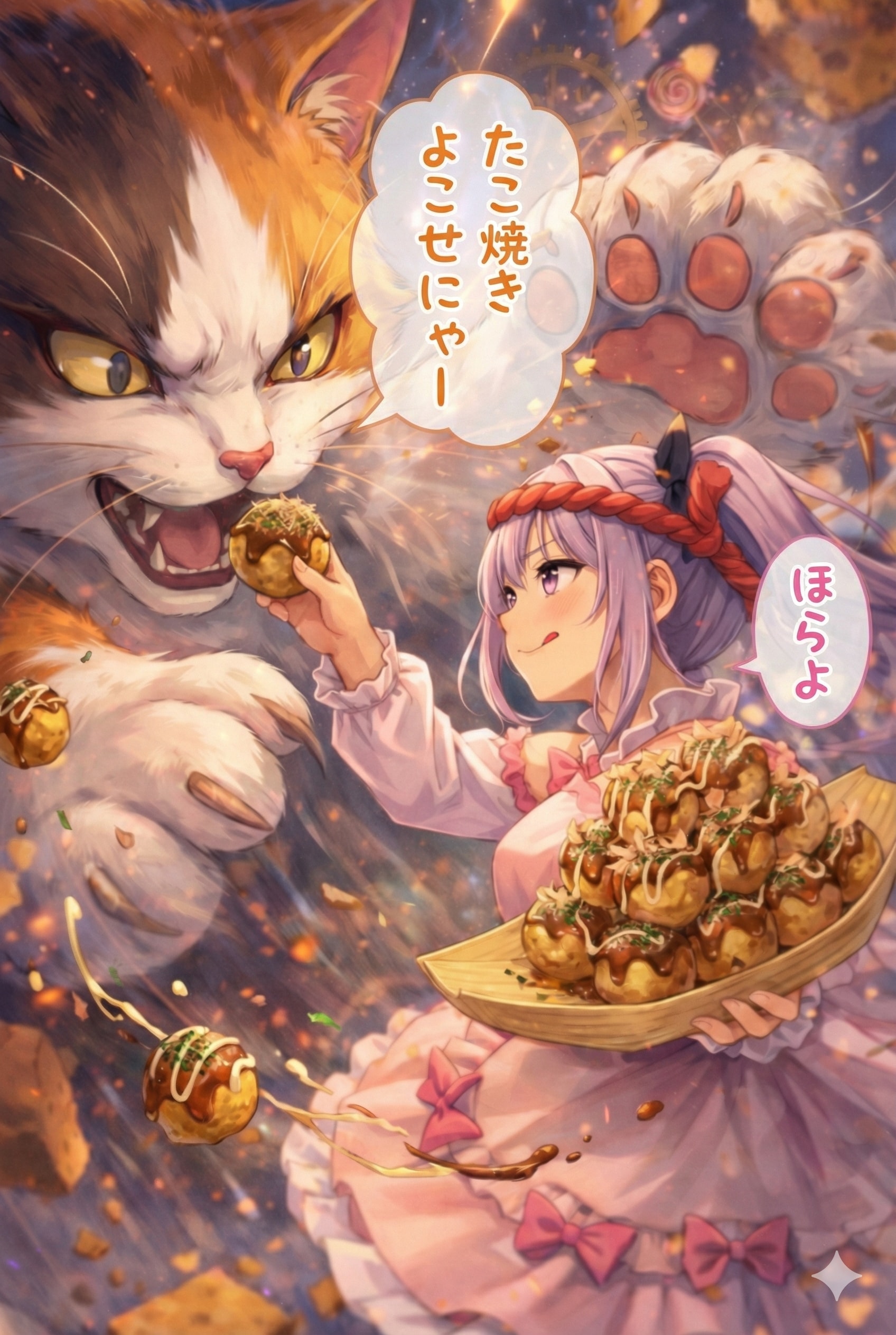 世紀のたこ焼き決戦！ | の人気AIイラスト・グラビア