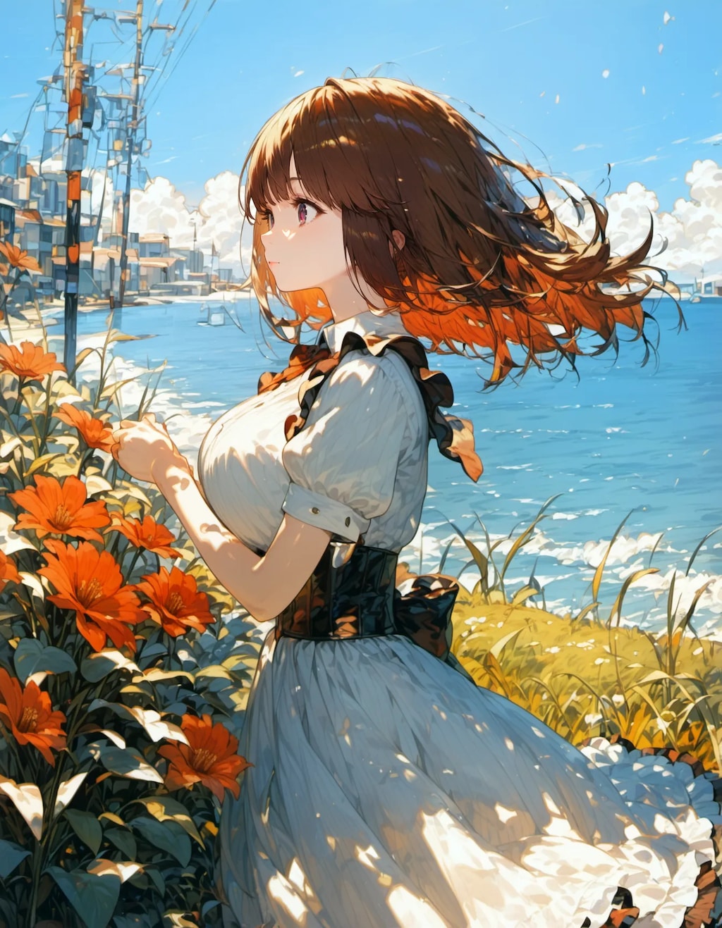 Blossoms by the Shore