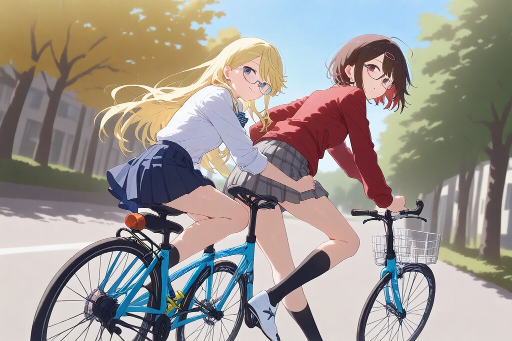 くすっと笑った自転車