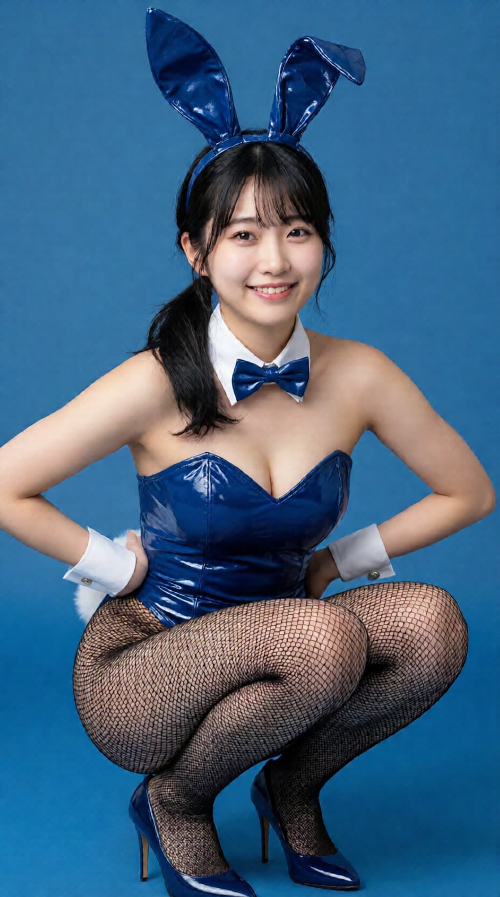 藍色バニー