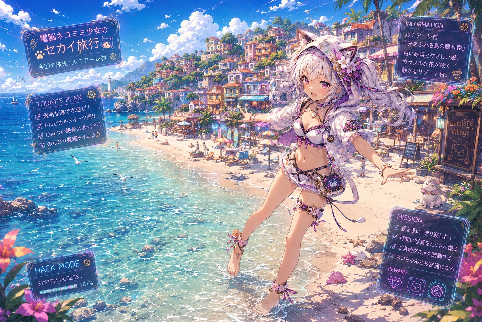 ニャつ色トロピカル！