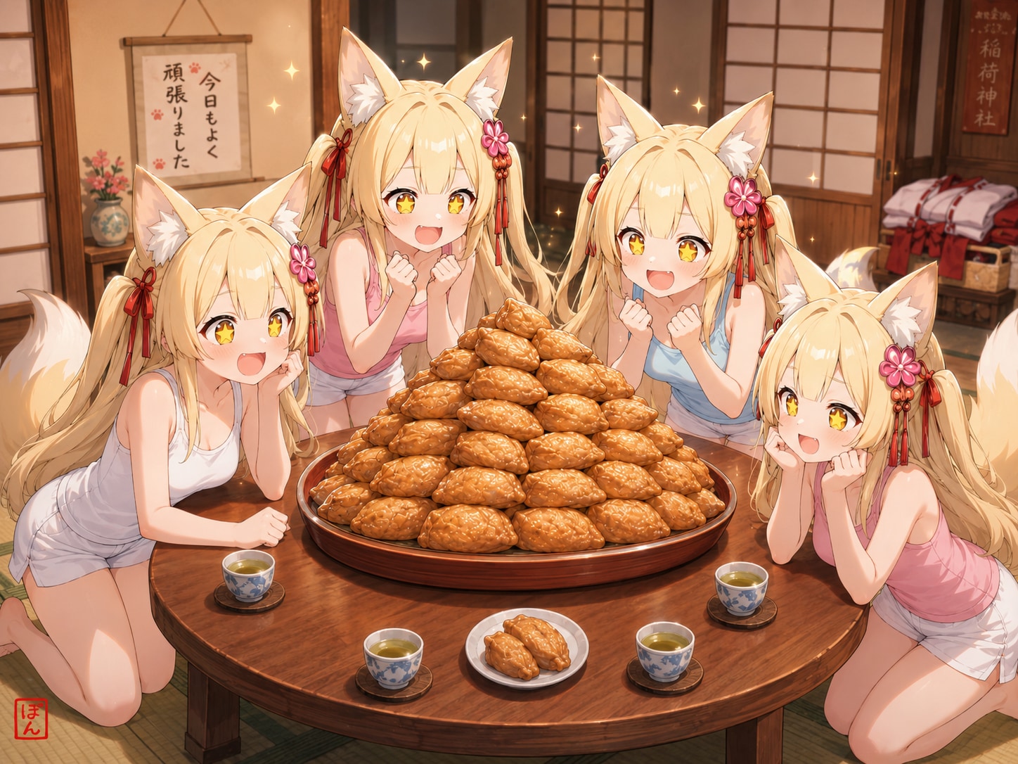 ご褒美いなり寿司 | の人気AIイラスト・グラビア