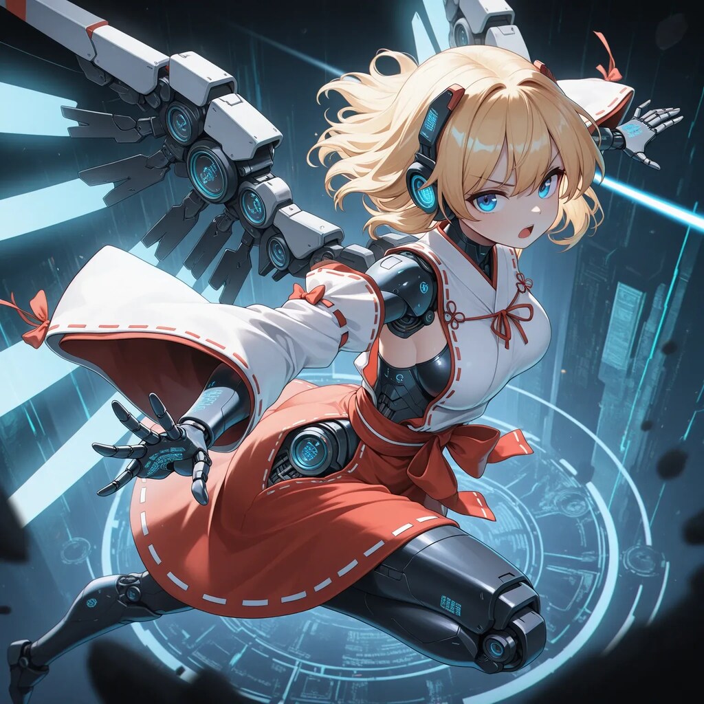 サイバー巫女　習作