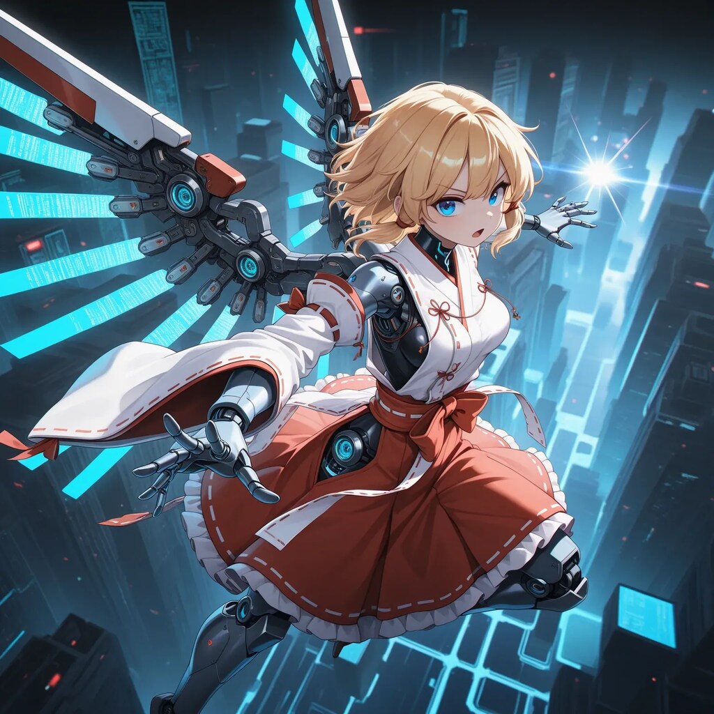 サイバー巫女　習作