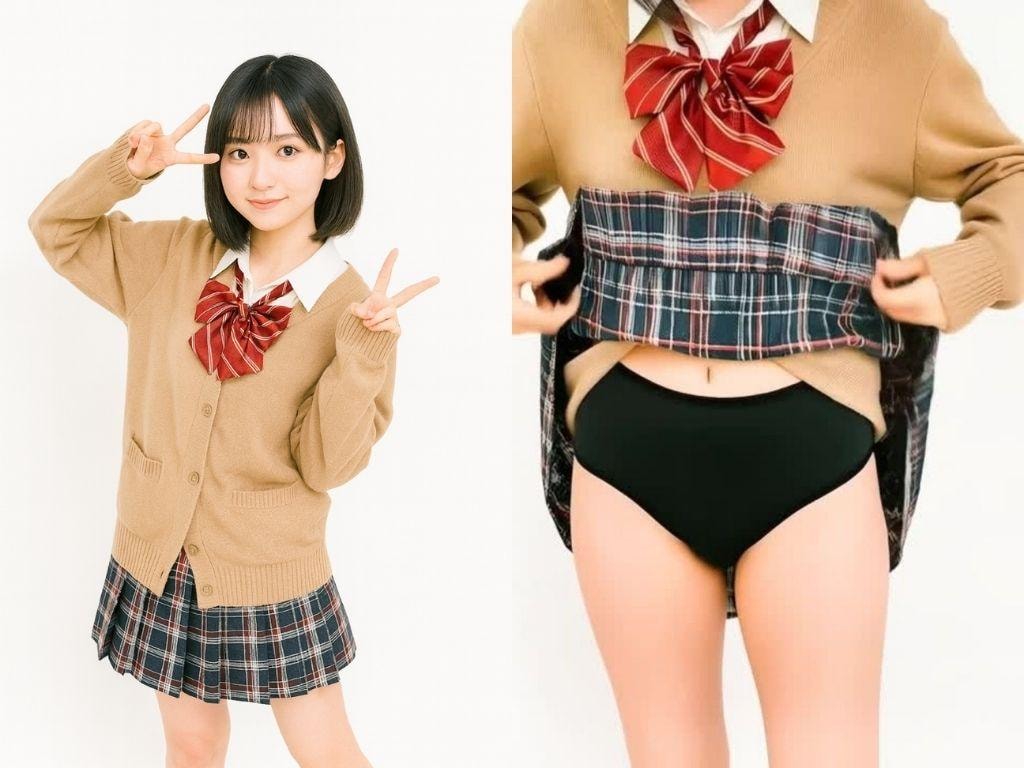 延べ105人のJKモデルたちがパンティを見せてくれる動画集（3）