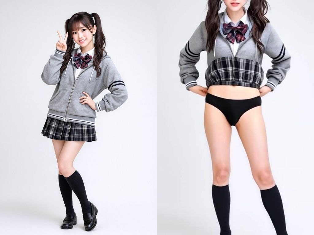 延べ105人のJKモデルたちがパンティを見せてくれる動画集（3）