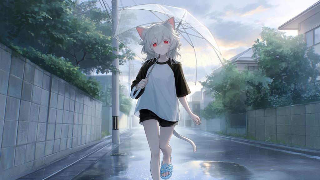 雨の日のお出かけ