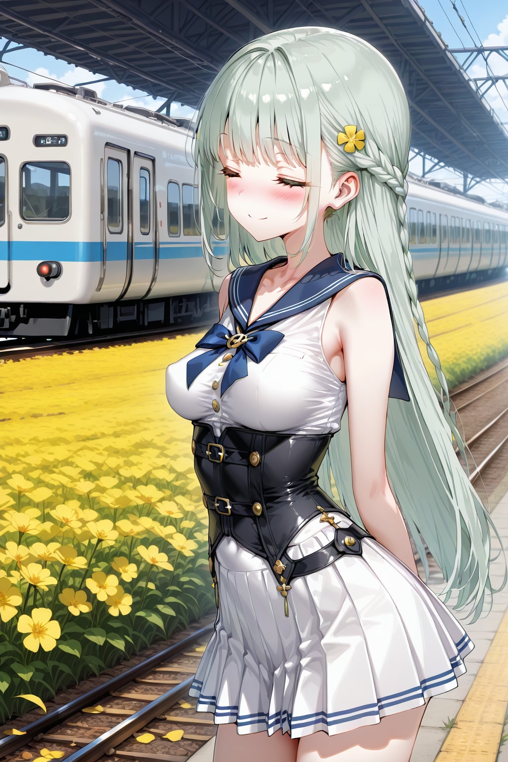 なのはな鉄道 | の人気AIイラスト・グラビア