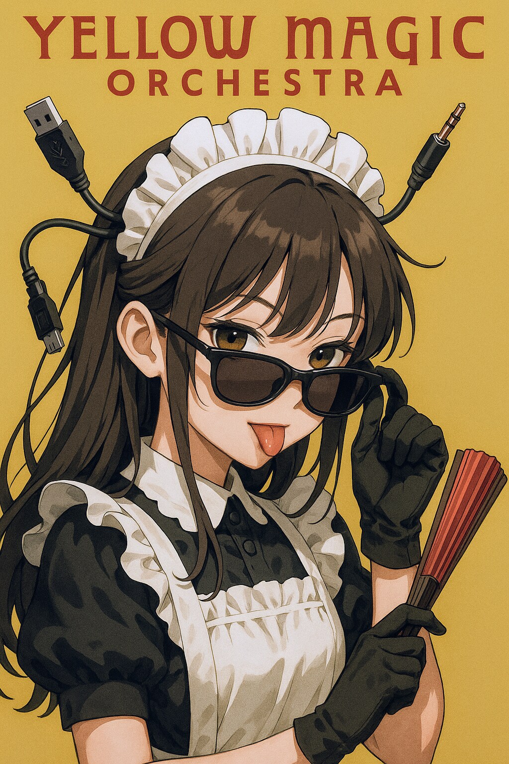 YMOレコジャケ・パロディイラスト