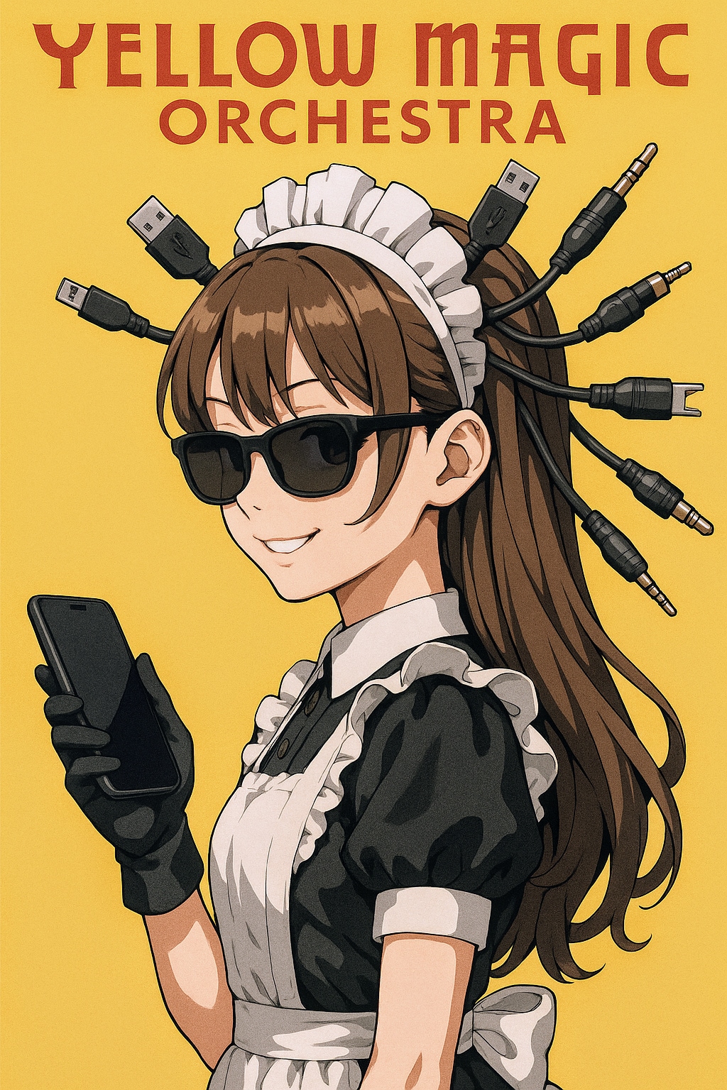 YMOレコジャケ・パロディイラスト