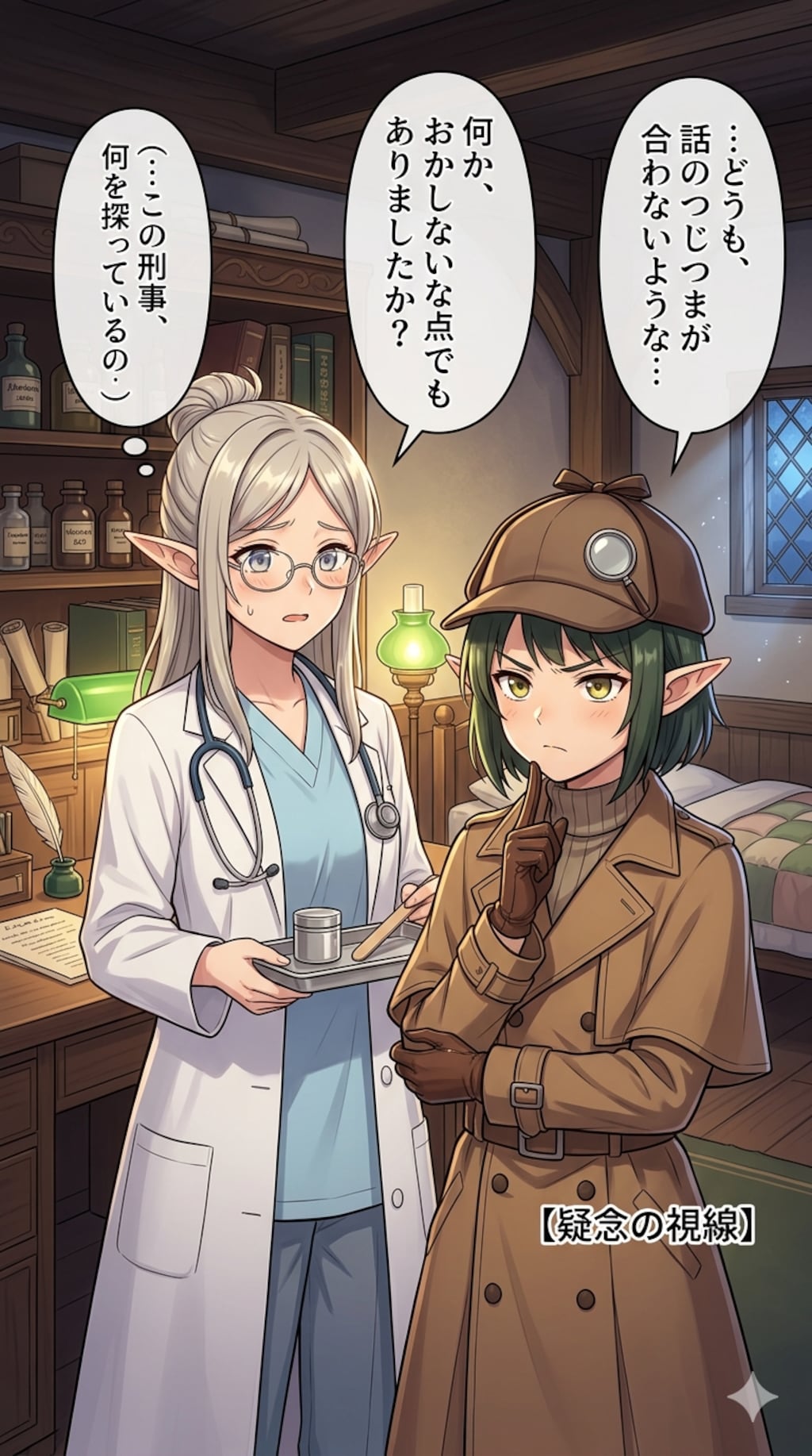エルフ探偵