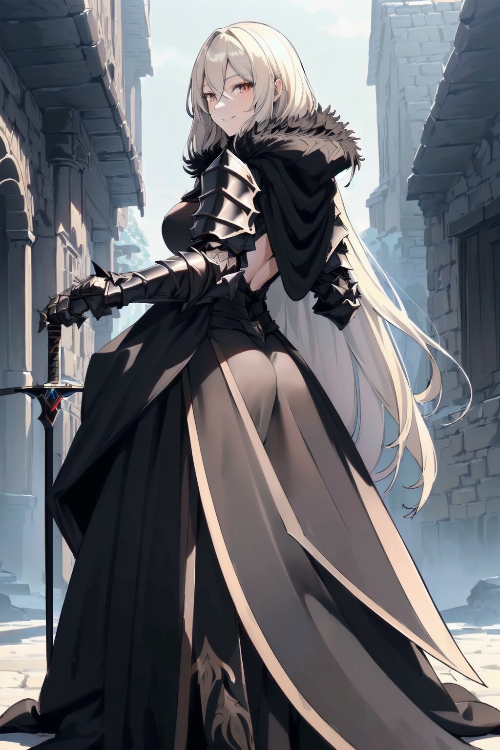 見返りのブロンドの女騎士さん２