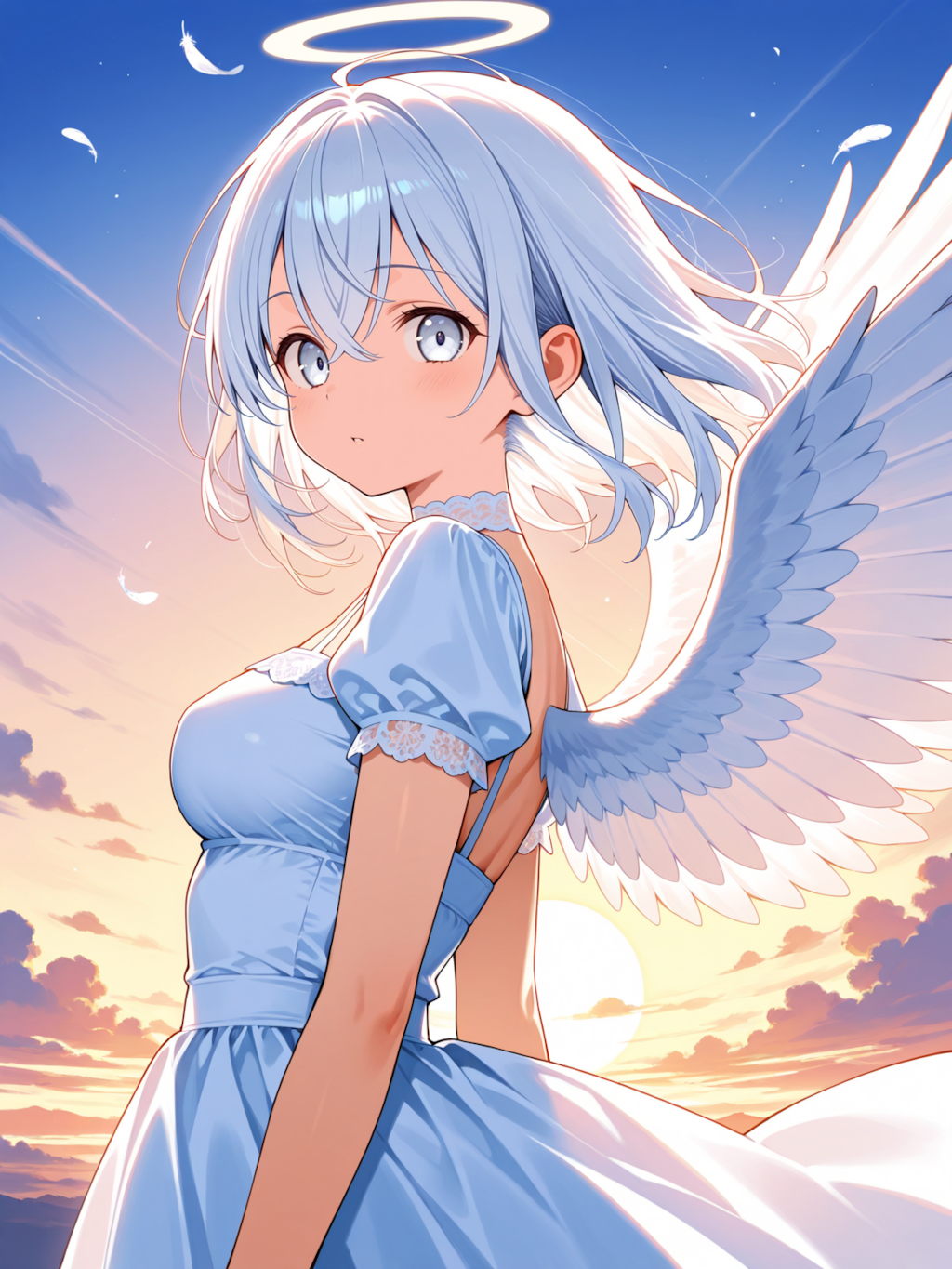 朝焼け、夕焼け