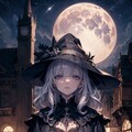 満月と魔女 2枚目