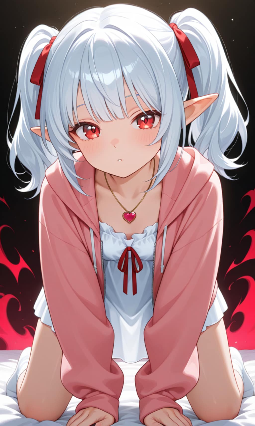 7、朝起こしに来たシロネさん