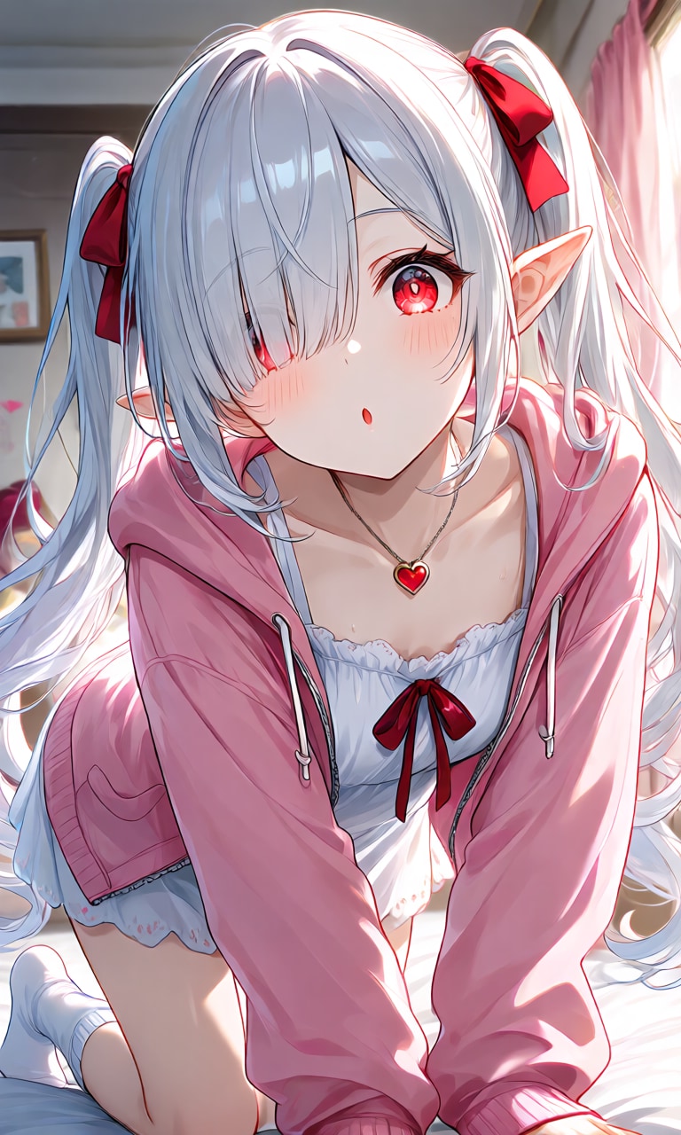 7、朝起こしに来たシロネさん