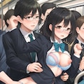 羞恥電車 2枚目