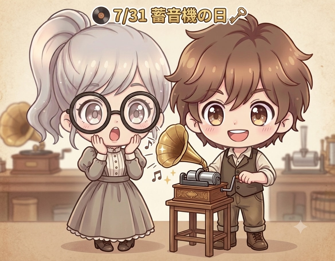 今日は「蓄音機の日」