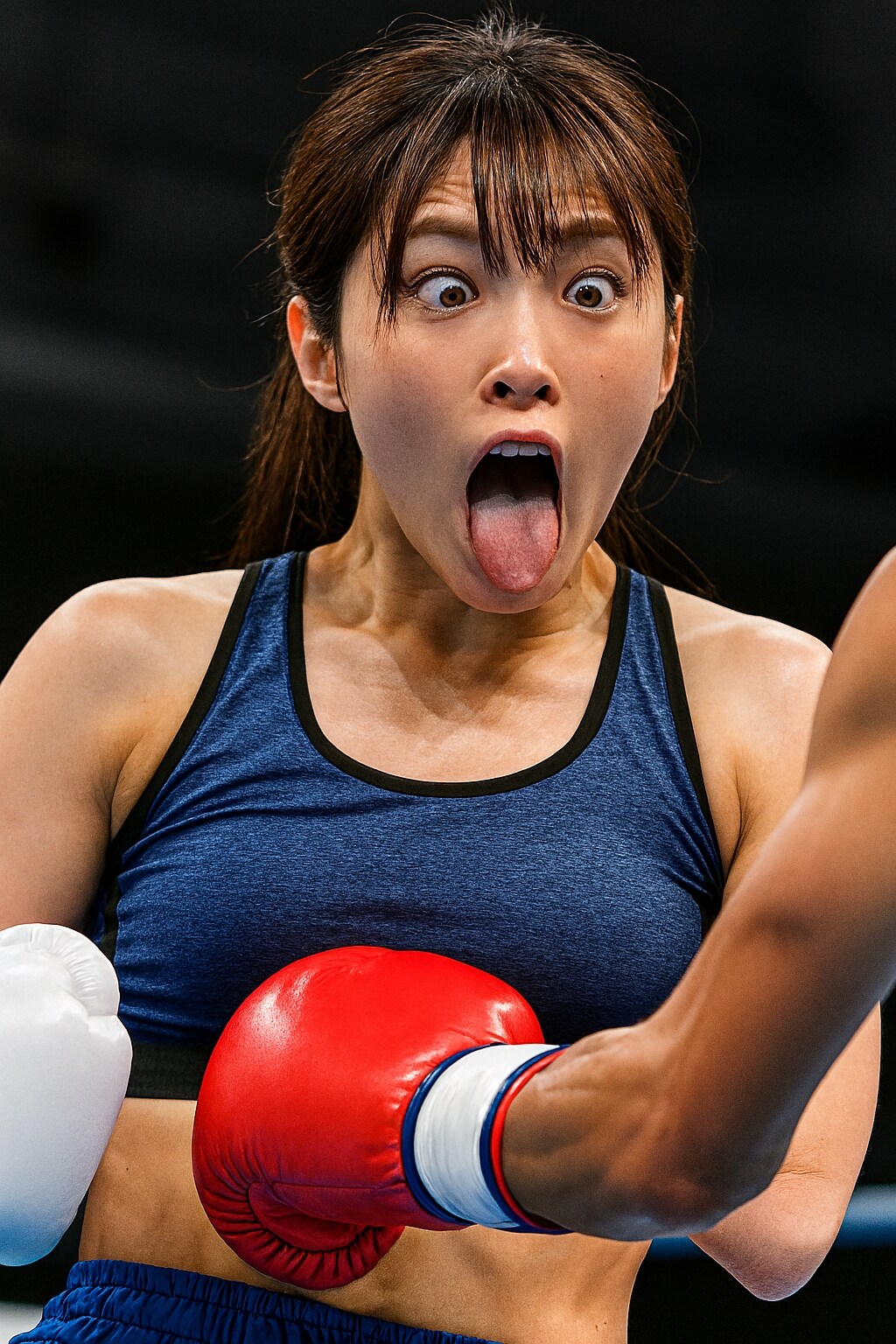 ボクシング　腹パンチ