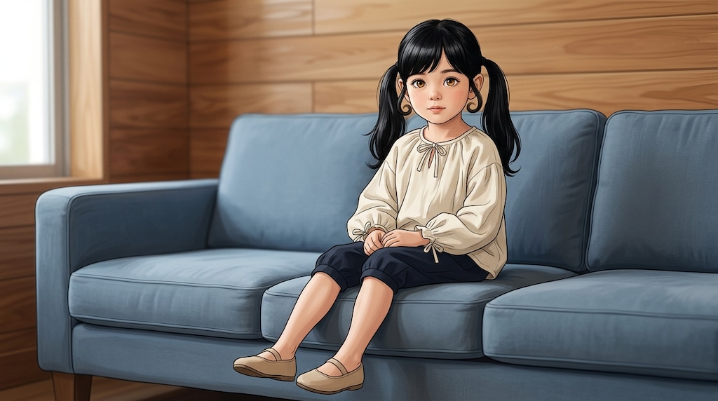 Gemini生成チキンレース-座るロリを添えて-