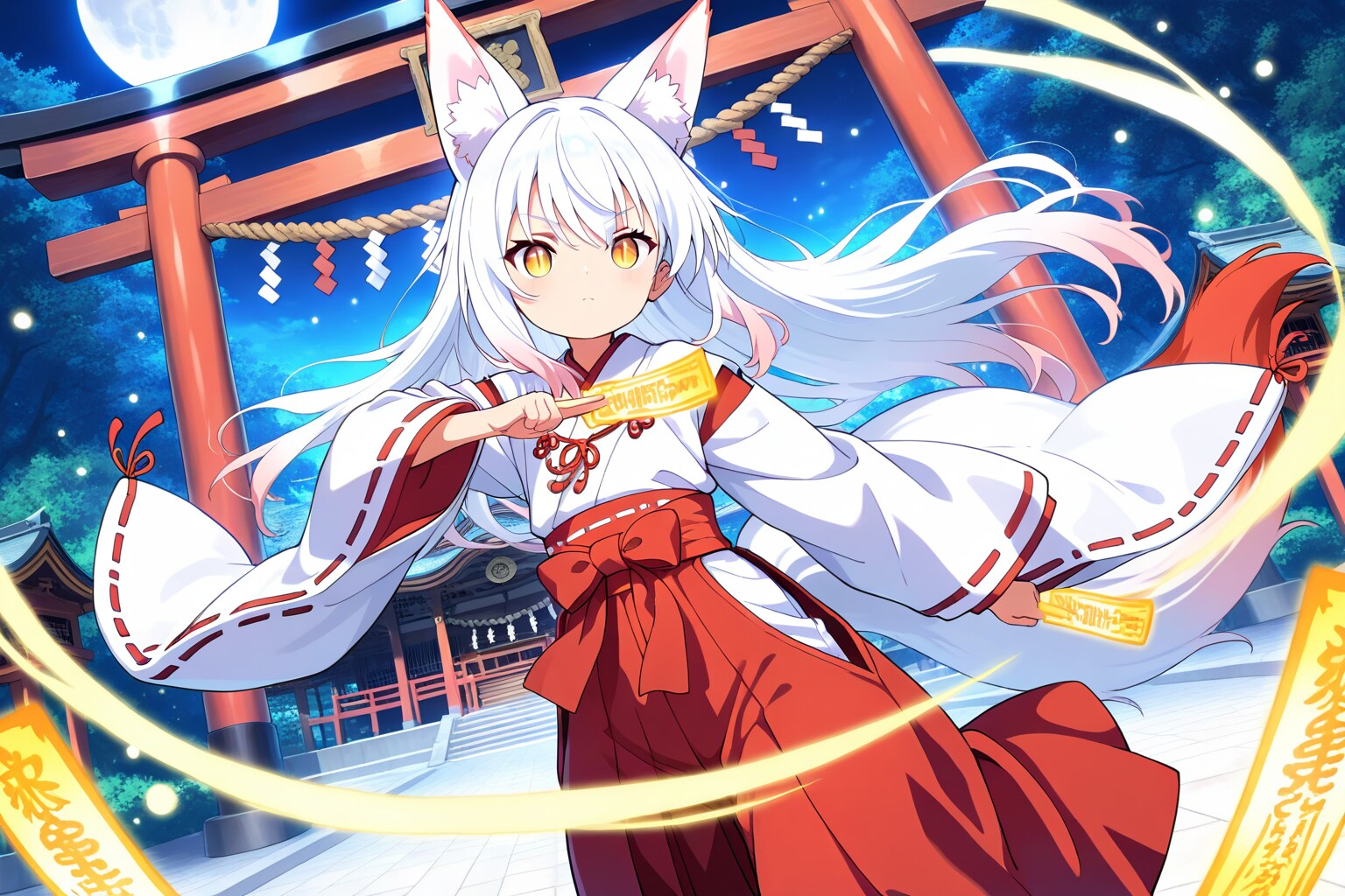 白狐さんのお手伝い | の人気AIイラスト・グラビア