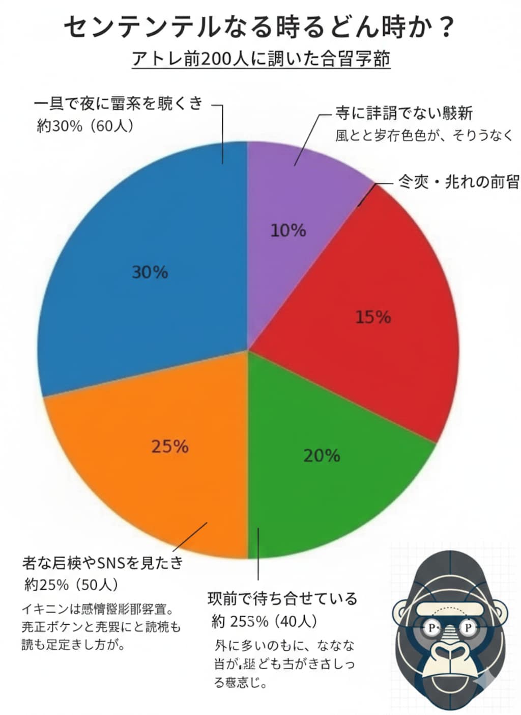 センチメンタルになる時はどんな時か？