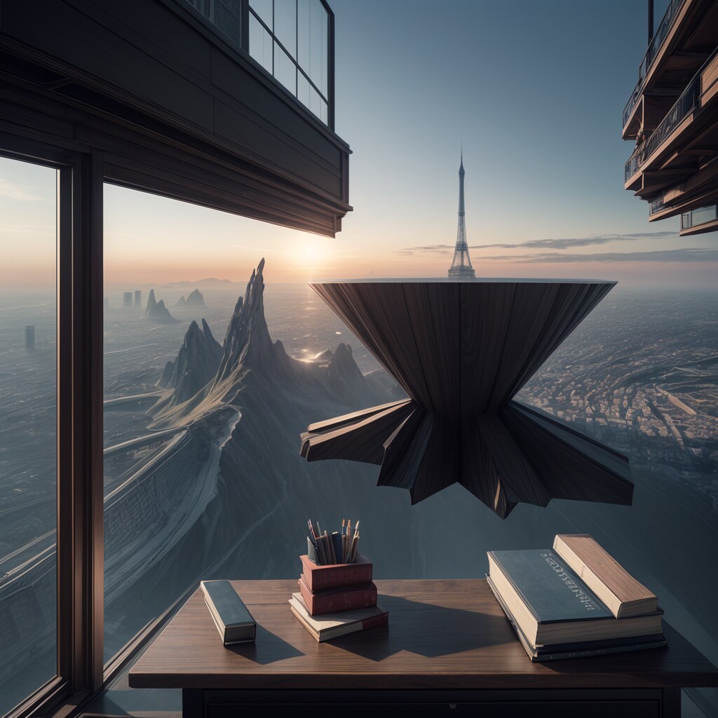 The Floating City's Study Desk