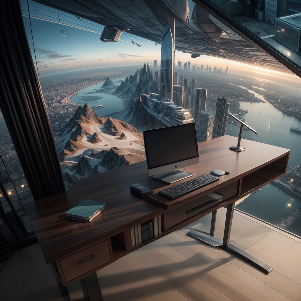 The Floating City's Study Desk