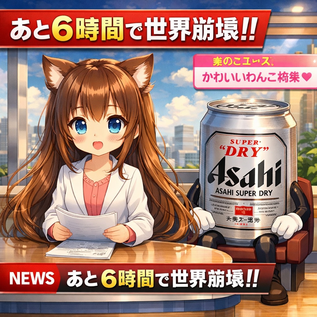 ニュースを読む小さな女の子