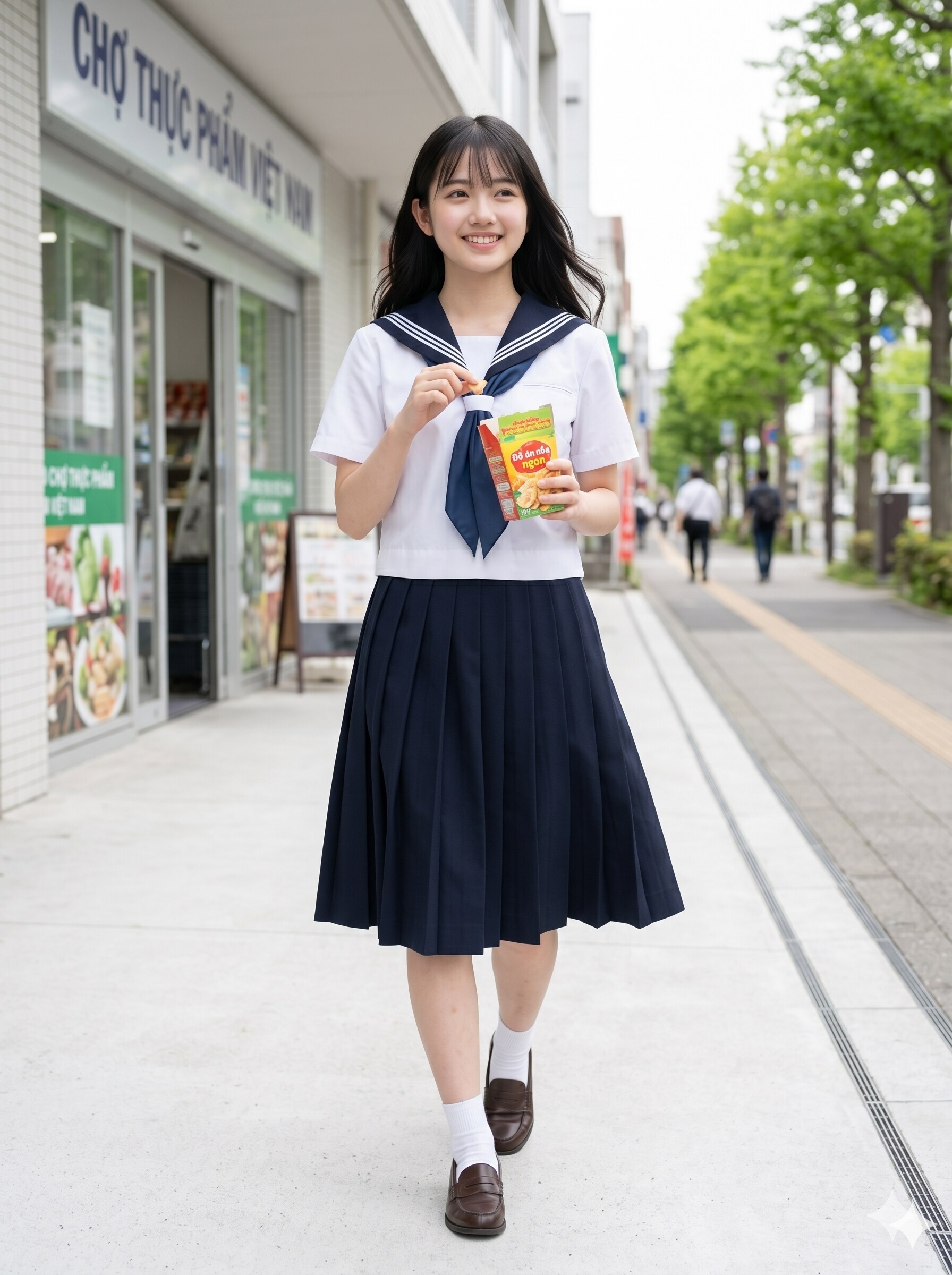 普通の美少女　ベトナム食材店