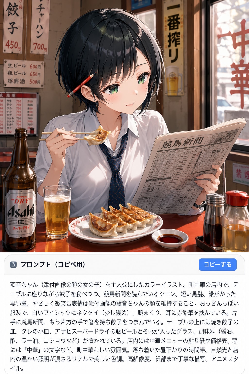 イラストプロンプトの生成