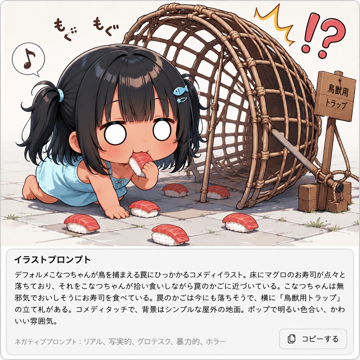 イラストプロンプトの生成