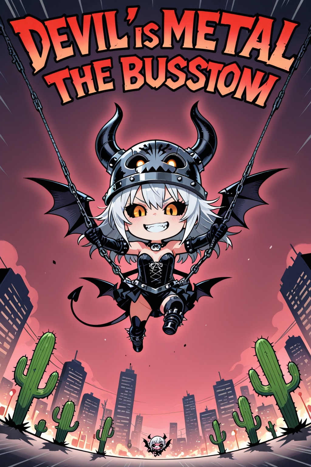 白髪の悪魔ちゃん