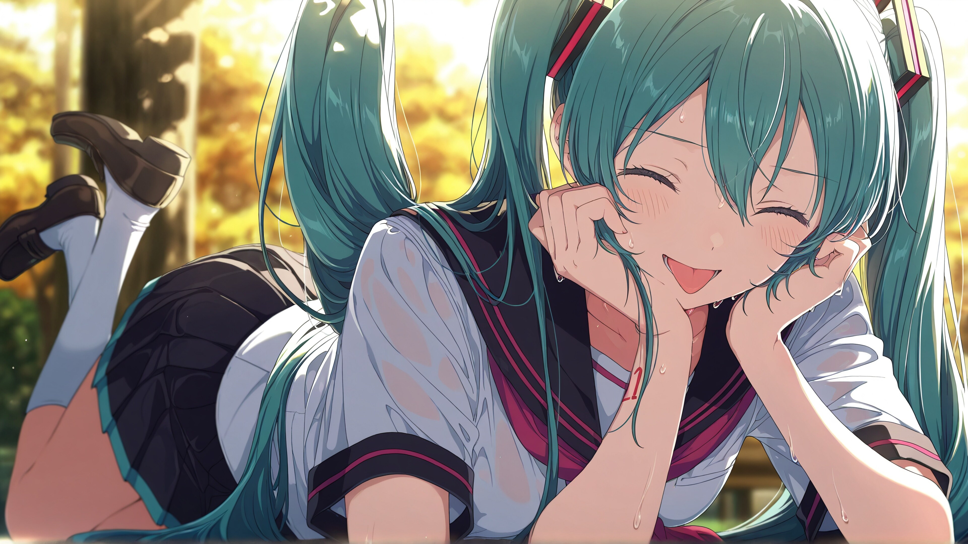 セーラー服の初音ミクさん