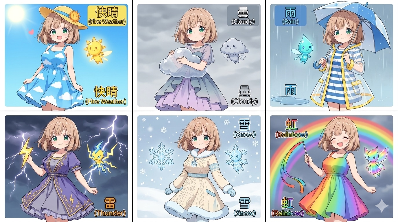 天気のこはるちゃん