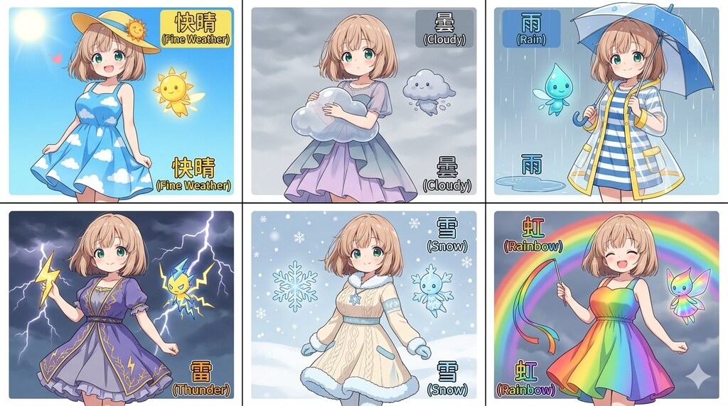 天気のこはるちゃん