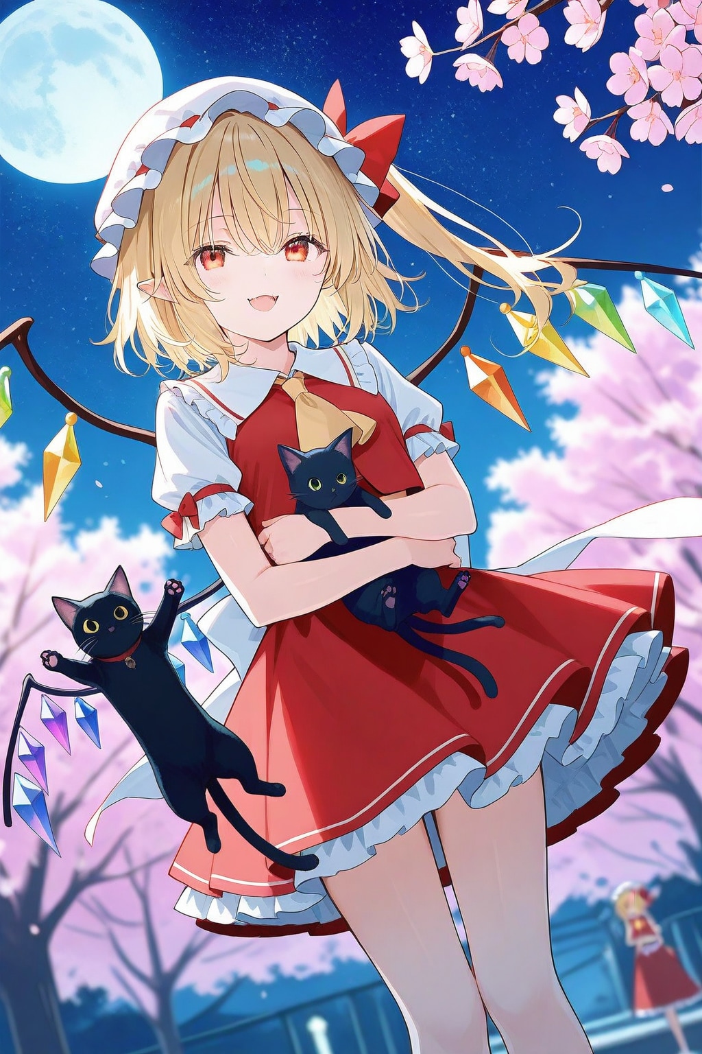 妹様(フランドール)と猫様(ウニャンドール) | の人気AIイラスト・グラビア