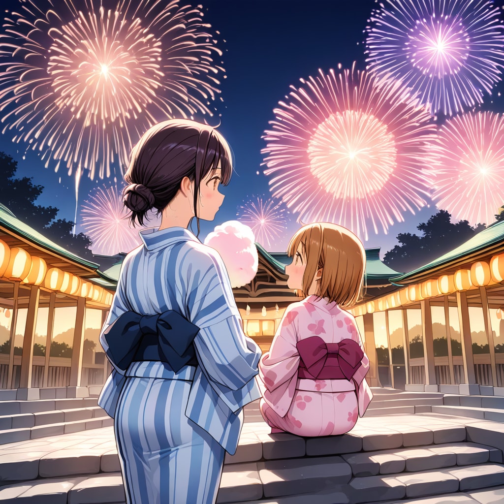 ちちぷい生成機能で夏祭り(1日1歌詞番外編)
