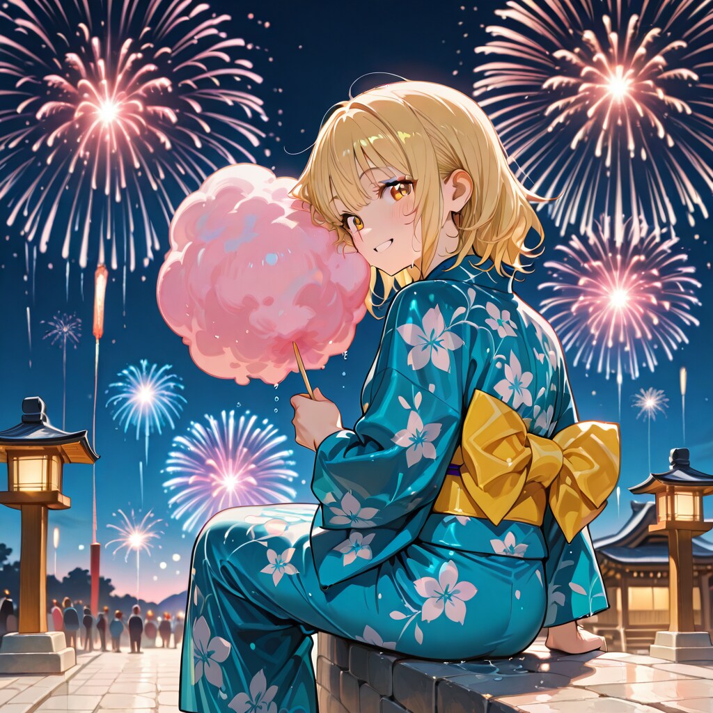 ちちぷい生成機能で夏祭り(1日1歌詞番外編)